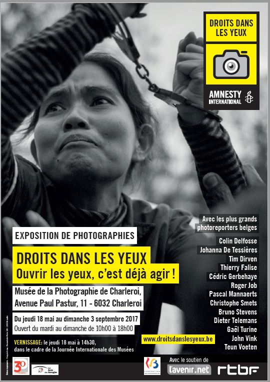 Affiche de l'exposition d'Amnesty International