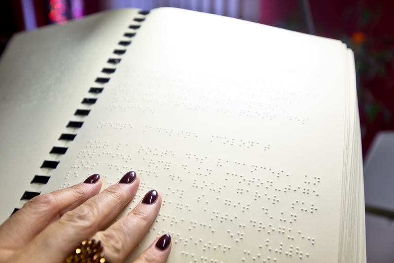 Brochure en braille